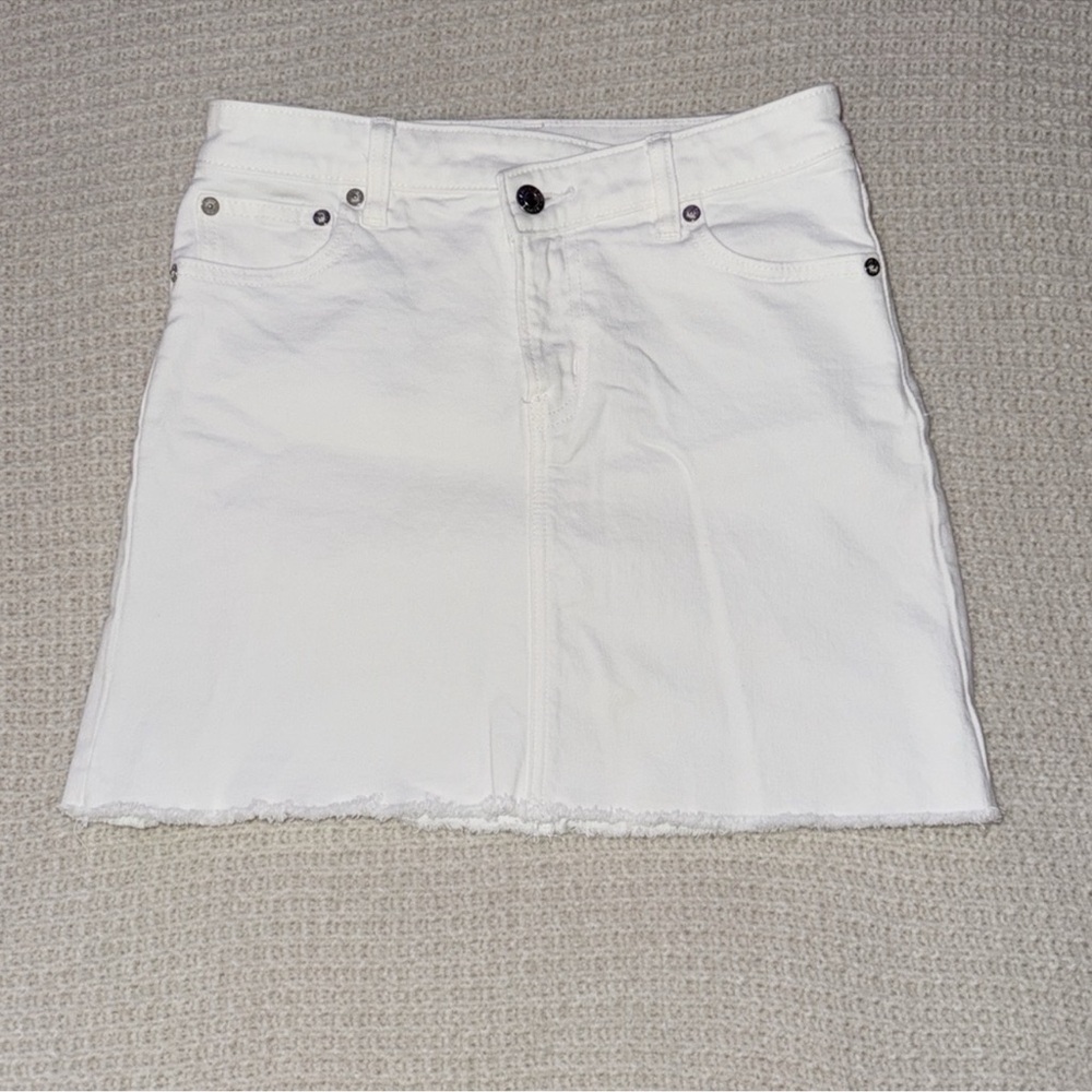 American Eagle White Denim Skirt